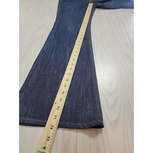 Adriano Goldschmied Jeans Womens 28 Blue Dark Wash Straight Flaired The Club USA - Picture 14 of 15